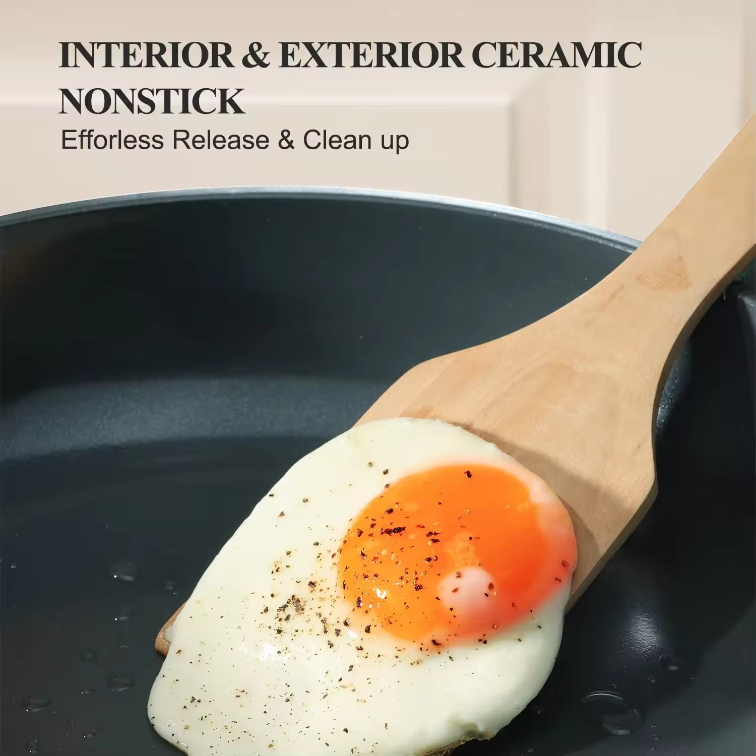 Multifunctional custom 22cm 24cm 26cm 28cm non stick forged aluminum frying pan