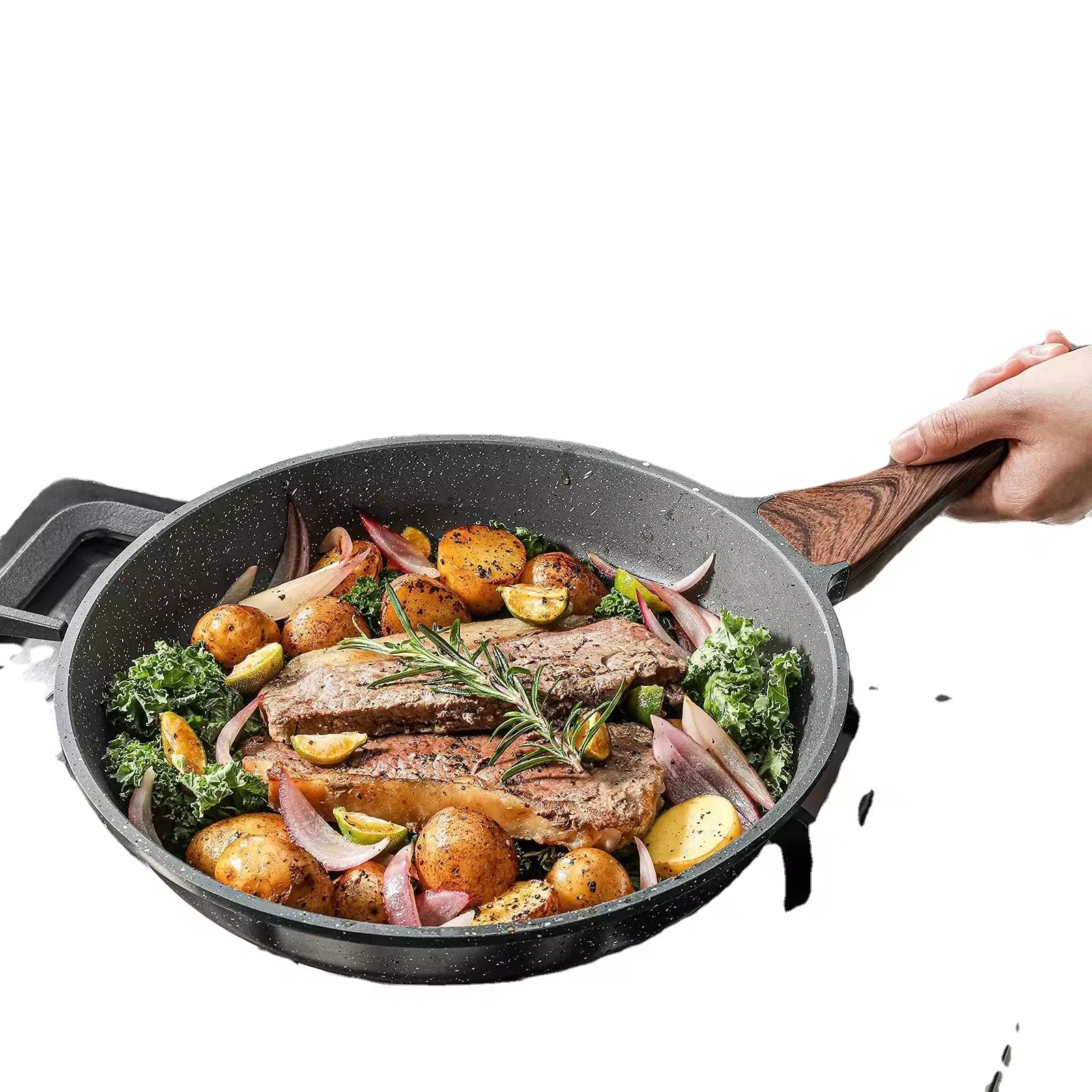 Aluminum Cookware factory non stick cookware sets with Customized Logo