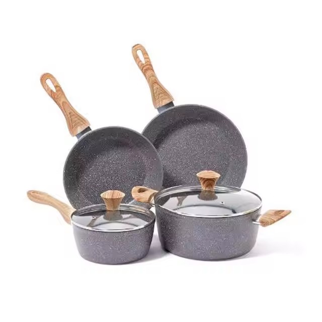 Modern Kitchen Pots and Pans Non Stick Cookware Sets