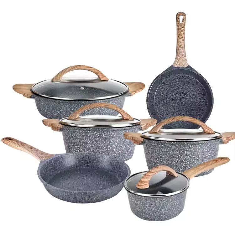 Modern Kitchen Pots and Pans Non Stick Cookware Sets