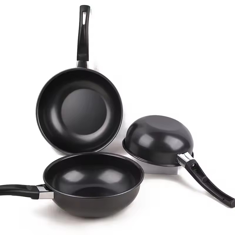 Home Kitchen Outdoor Cookware Cast Iron Skillet Round non-stick frying pan