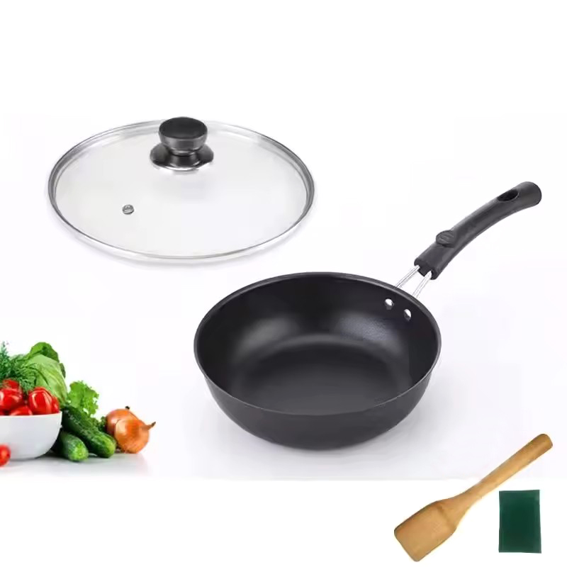 NonStick Cookware Set Black kitchen ware pots and pans dishwasher safe