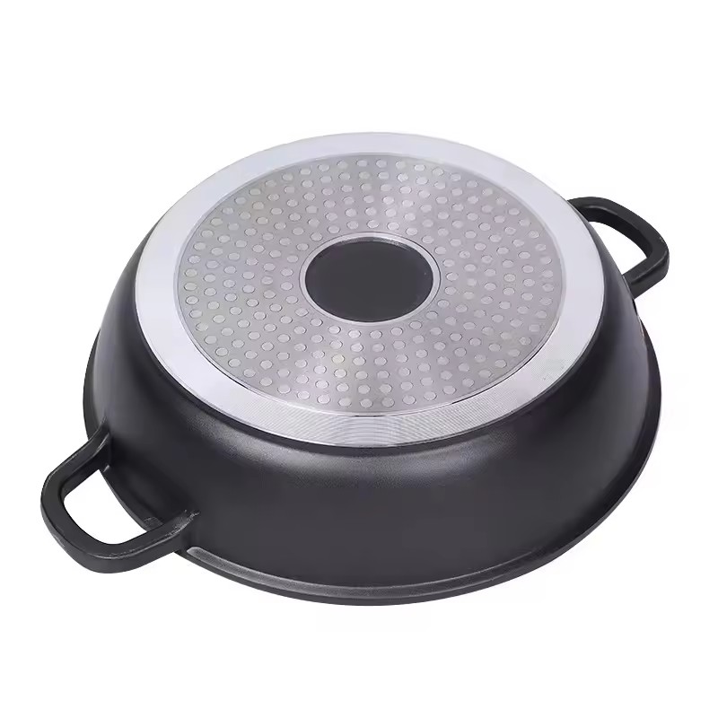 Kitchen induction cooking pots and pans set nonstick kitchen ware casserole set