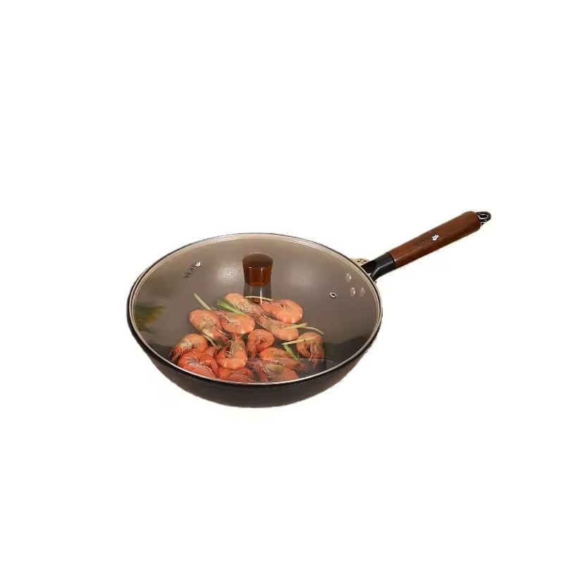 Non-stick frying pan household commercial fried egg pan pancake steak aluminum frying pan