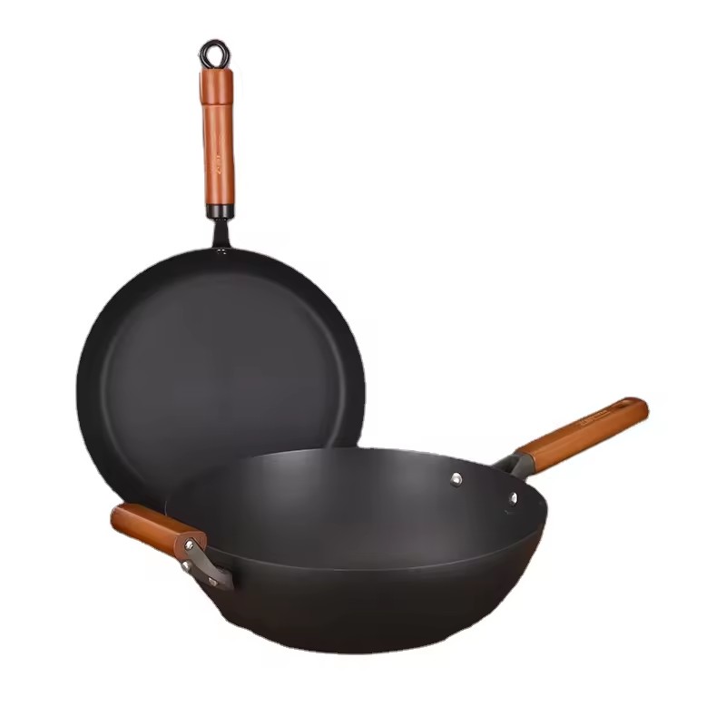 Non-stick frying pan household commercial fried egg pan pancake steak aluminum frying pan