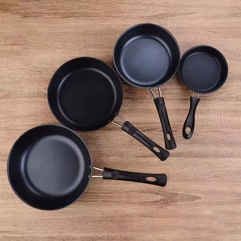 Eco customized logo dishwasher safe nonstick aluminum cookware frying pan sets