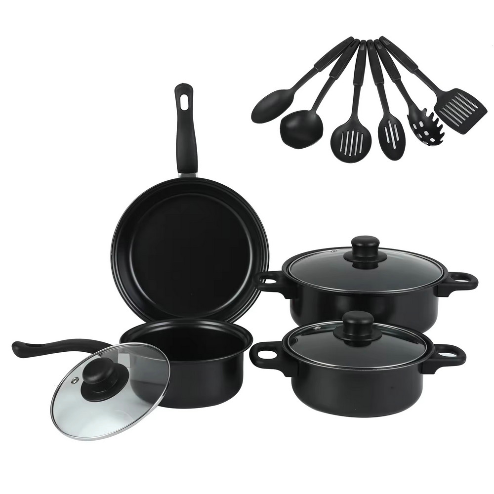 Cookware set household smokeless universal non stick kitchen soup pot kitchenware combination