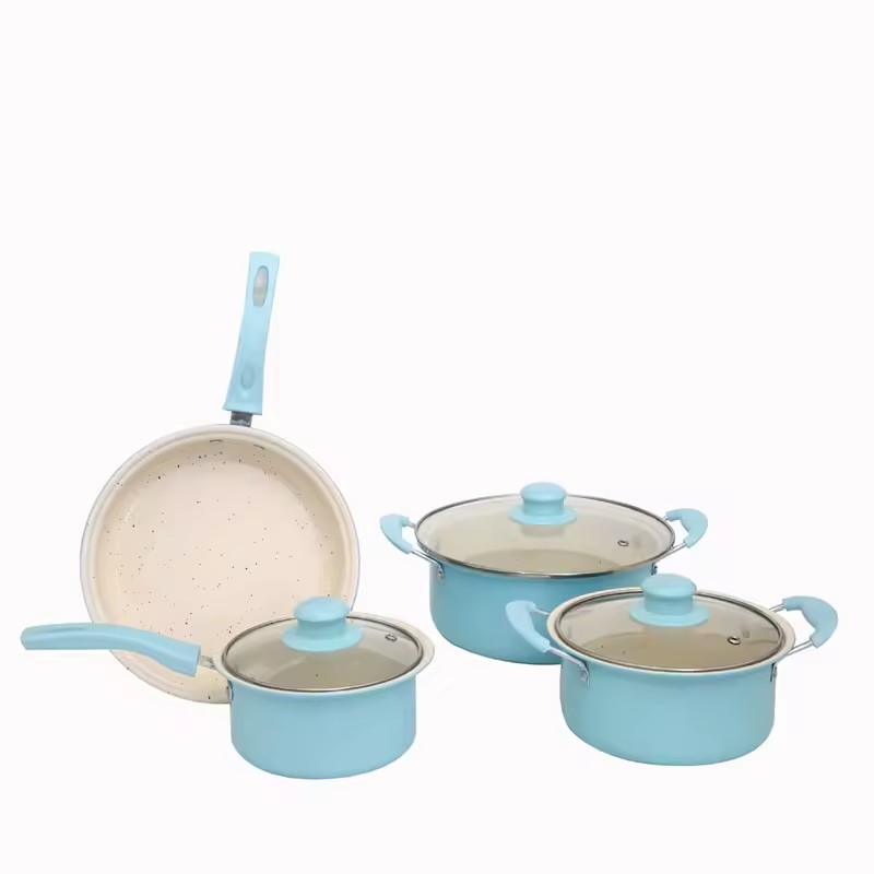 Household multifunctional breakfast omelette pan iron pan thickened amphora soup milk pot