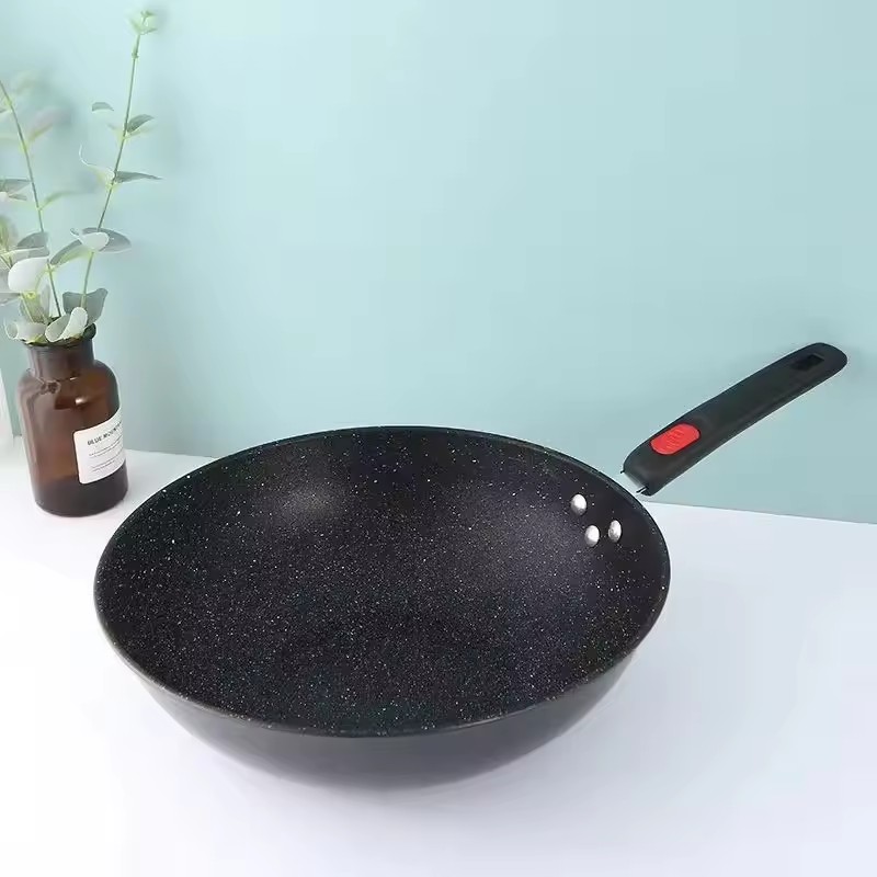 Non-stick pot three-piece set of pots pans activity gifts non-stick pot annual meeting set gifts