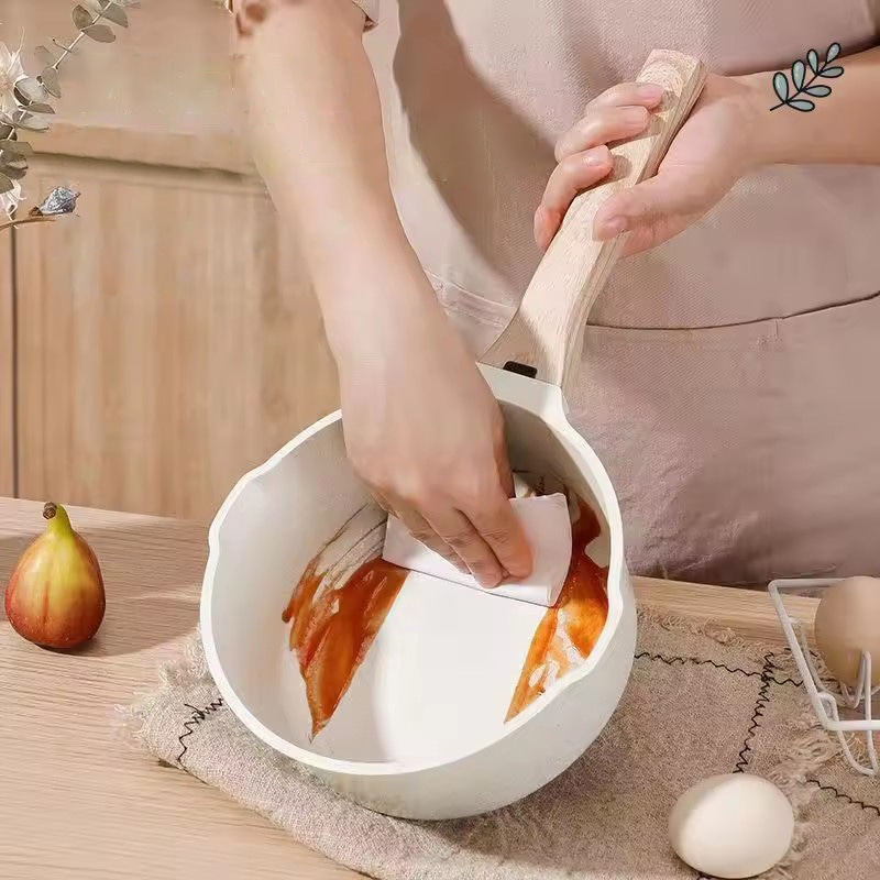 Wheat rice stone dormitory student pot raised baby pot baby household non stick hot milk instant noodle pot