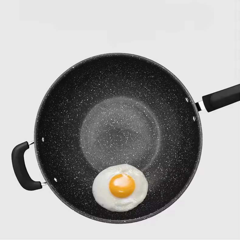 Non-stick wok with household wok 32cm induction cooker gas cooker