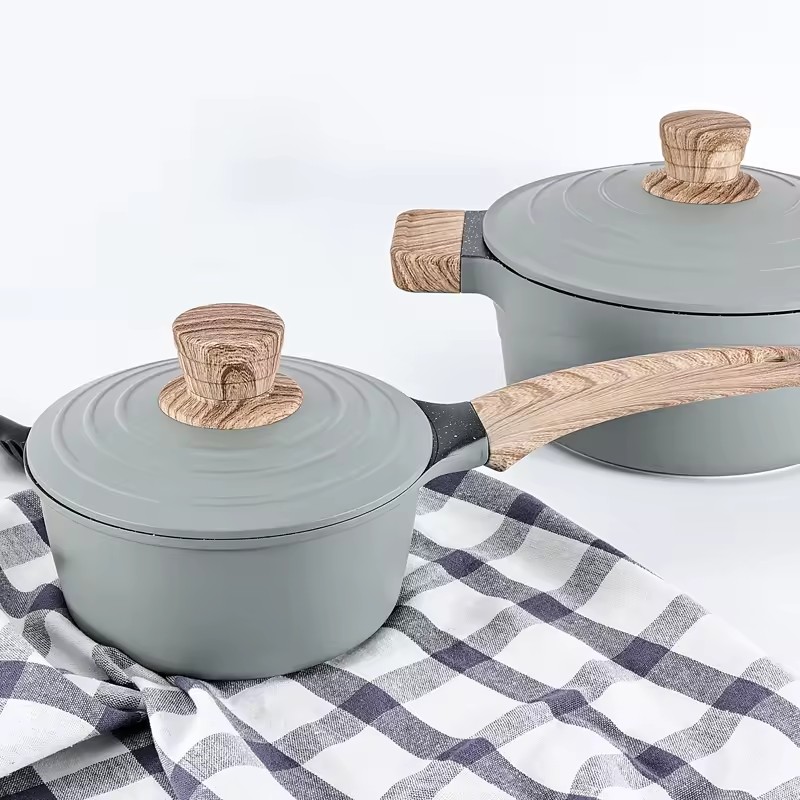 Kitchen Cooking Pot and Pan Nonstick Cookware Set