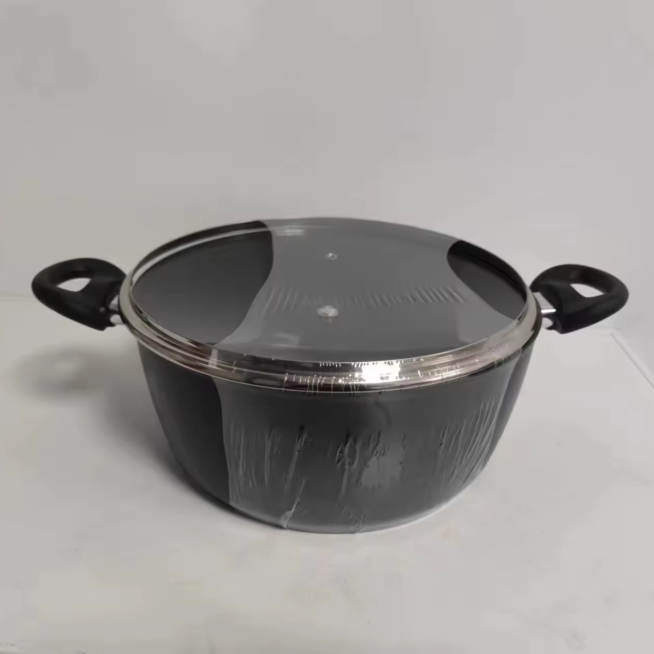 Leer forged aluminum non stick sauce pan milk pan pot casserole sets with Bakelite handle