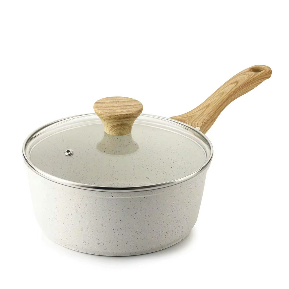 Multi-use rust free customized logo kitchenware deep cook sauce pot milk breakfast pot