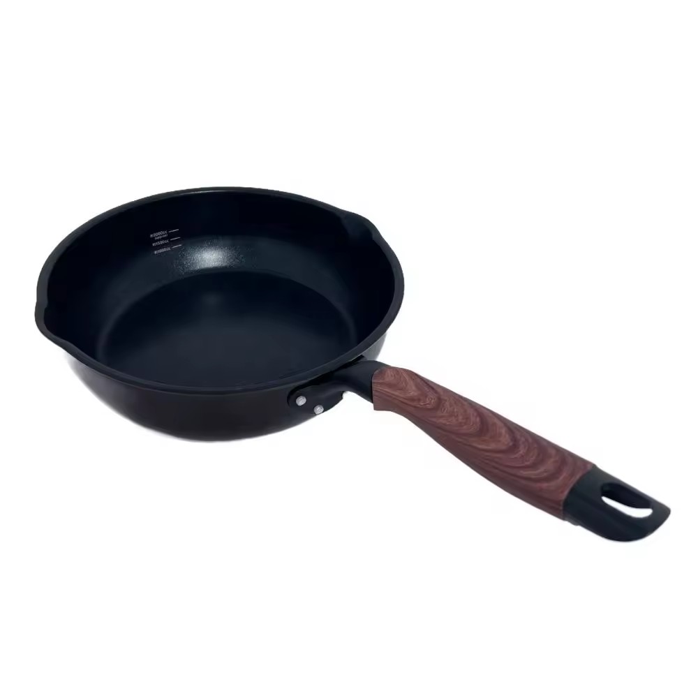 New Design Deep Pan For Home Cooking And Out Door Cooking Pre-seasoned Aluminum Cooking Pan