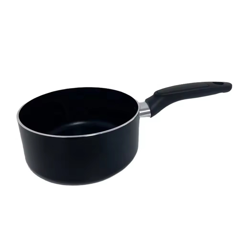 Pressed Aluminum Non Stick Sauce Pan Set With Induction Bottom