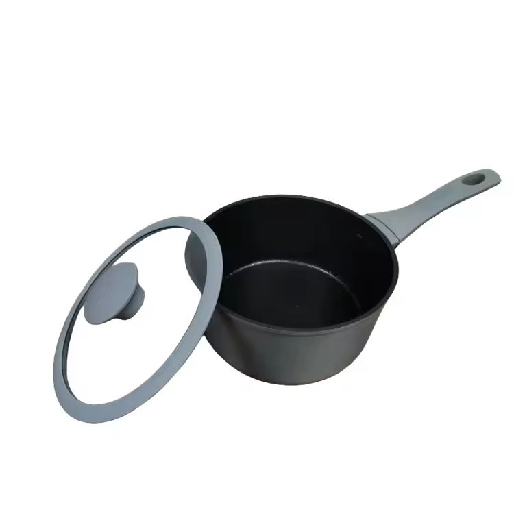 Fashionable Customized Size Nontoxic Non-stick Cast Aluminum Saucepan