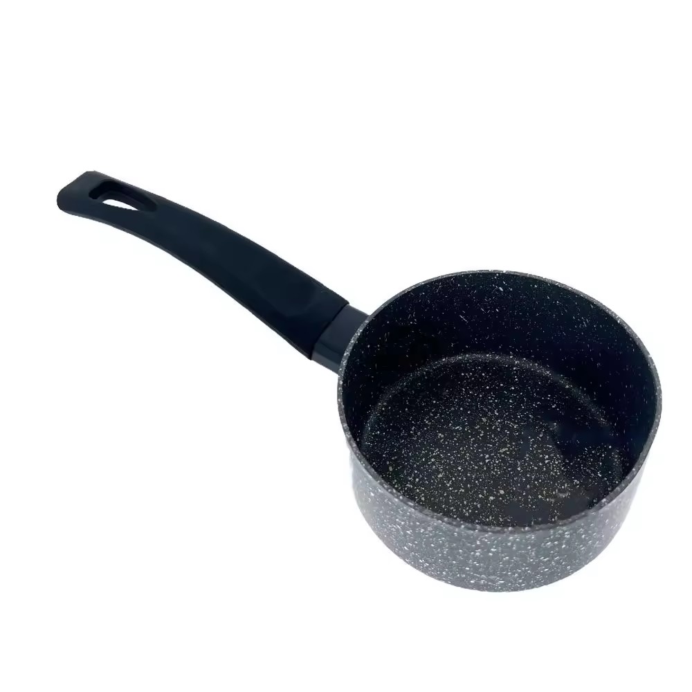 Single Sauce Pan Of Cookware Set With Granite Marble Non Stick Pots And Pans Set For Home Kitchen Cooking Frying Pan