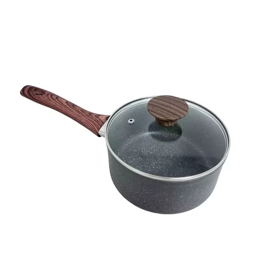 Maifan Stone Marble Non Stick Sauce Pan Milk Pan Noodles Pot Cookware For Home Cooking