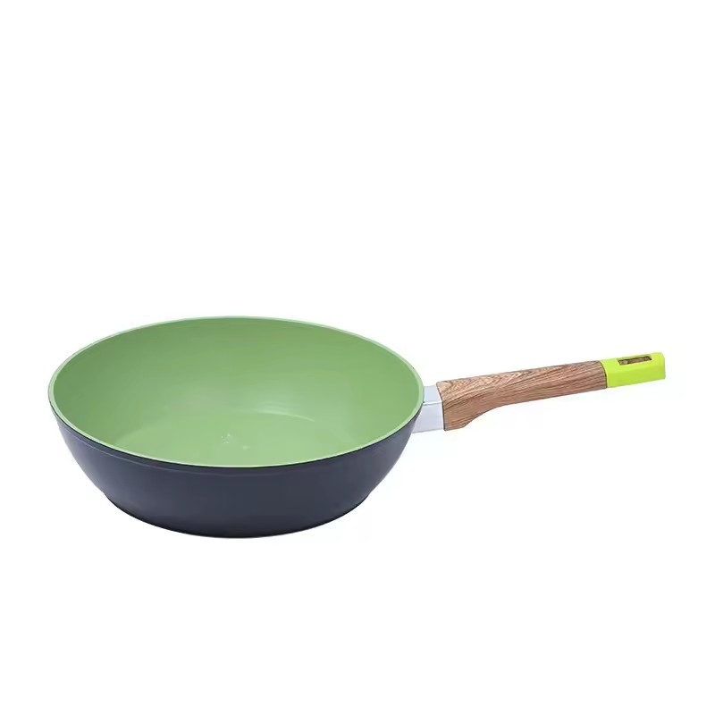 Aluminum wok set non-stick frying pan wok pan stock pan kitchen supplies