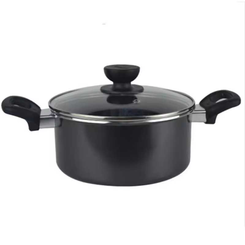 Pot set combination non-stick pot three-piece set pot household wok pan pan cookware induction cooker universal